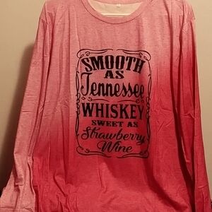 Pink Long Sleeve Graphic Tee